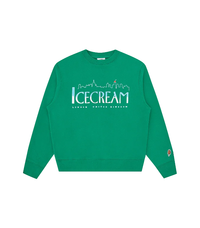 CITYSCAPE CREWNECK - GREEN