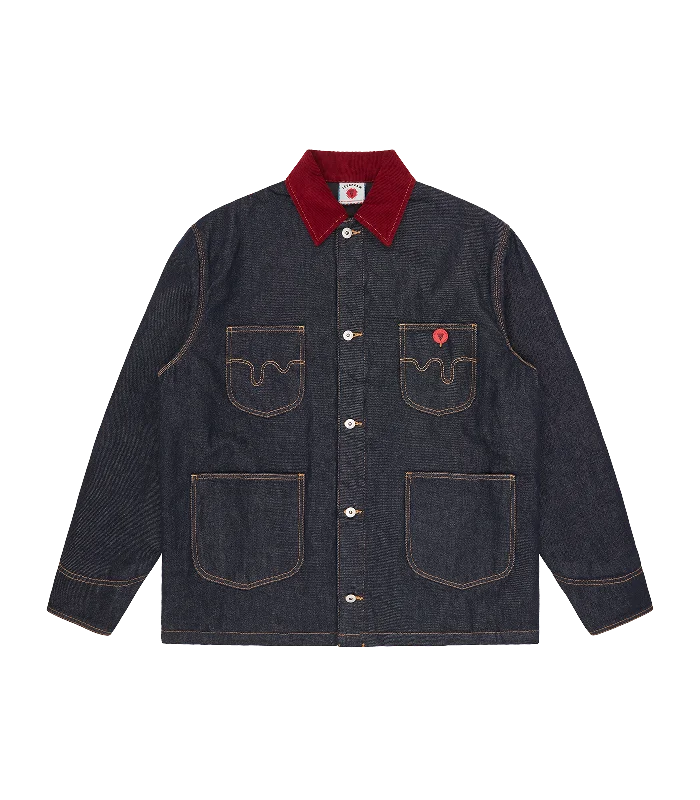 DENIM CHORE JACKET - INDIGO