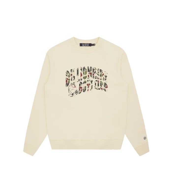 DUCK CAMO ARCH LOGO CREWNECK - CREAM