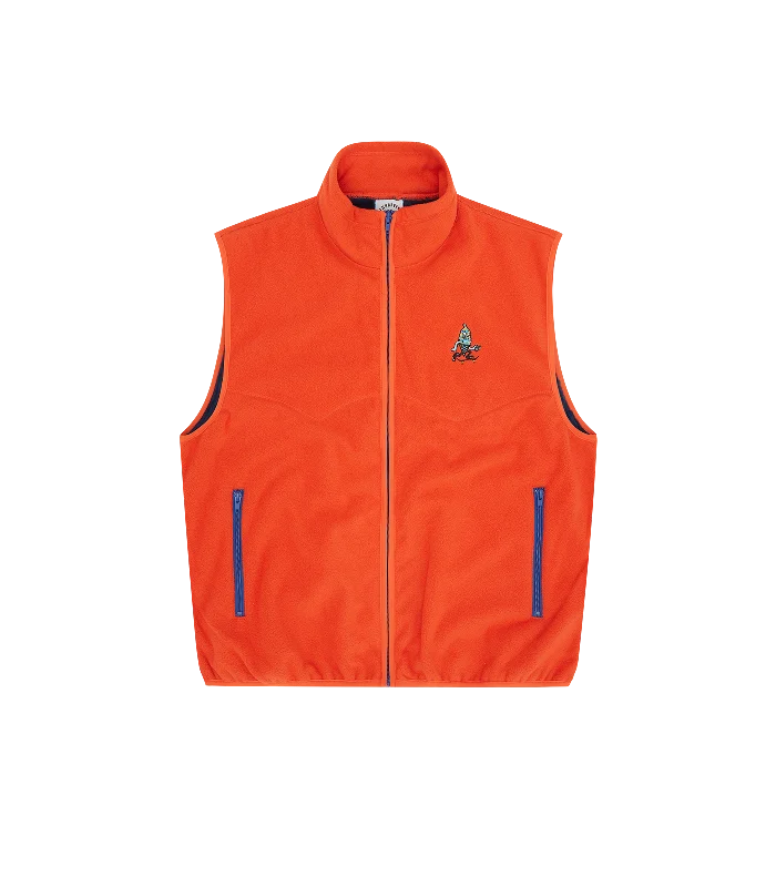 FLEECE VEST - ORANGE