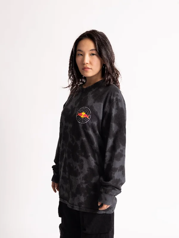 Red Bull Records Tie Dye Long Sleeve Shirt