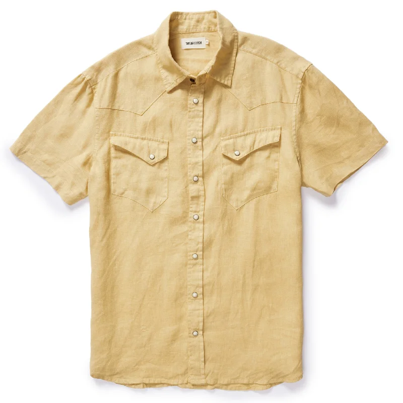 The Short Sleeve Western in Oak