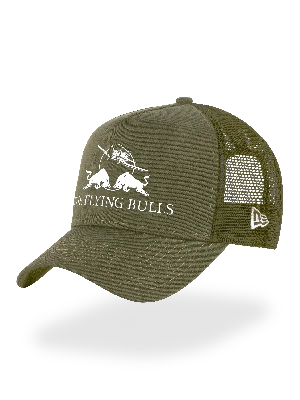 The Flying Bulls New Era Olive Trucker Hat