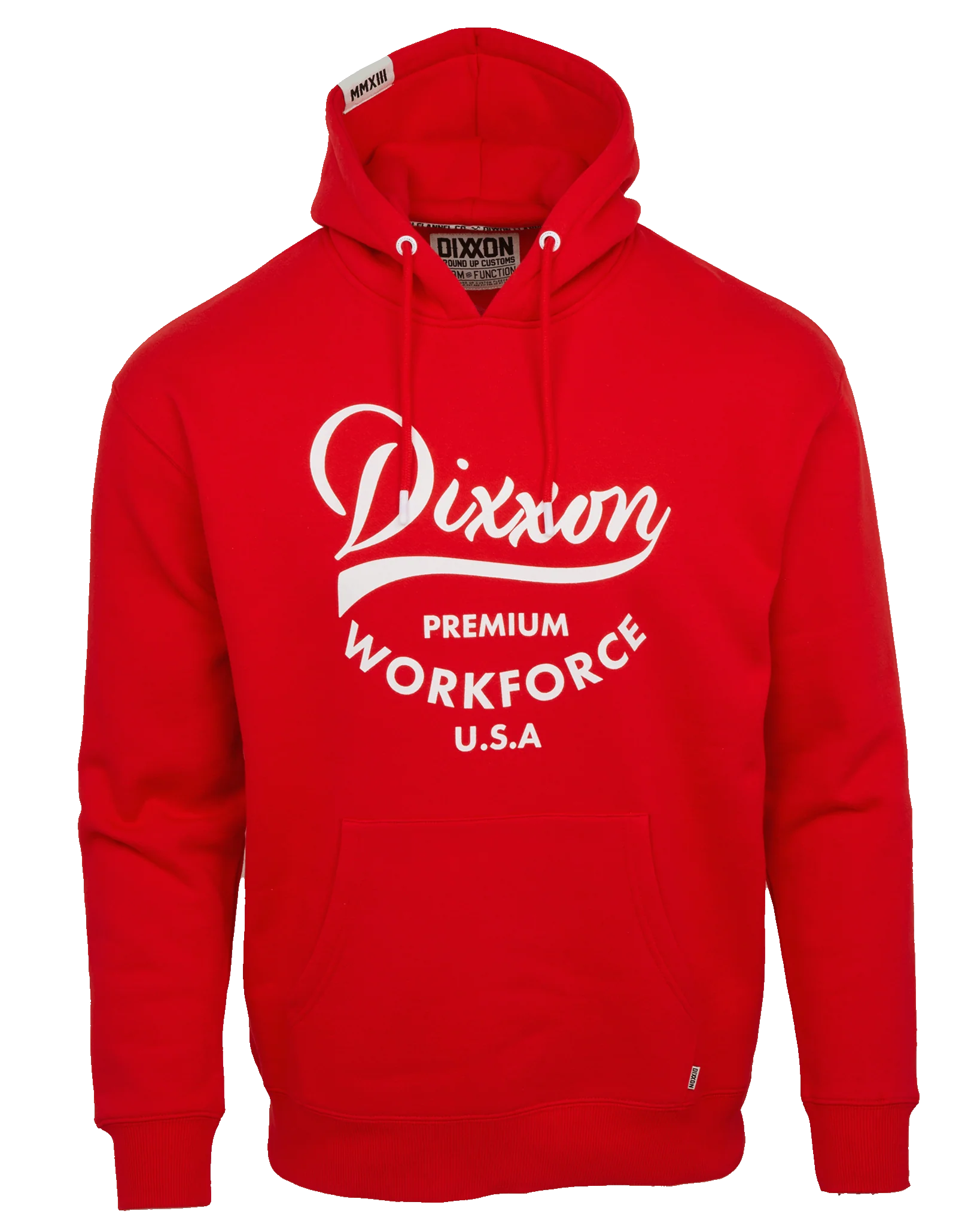 Workforce Pullover Hoodie Red by Dixxon Flannel Co.