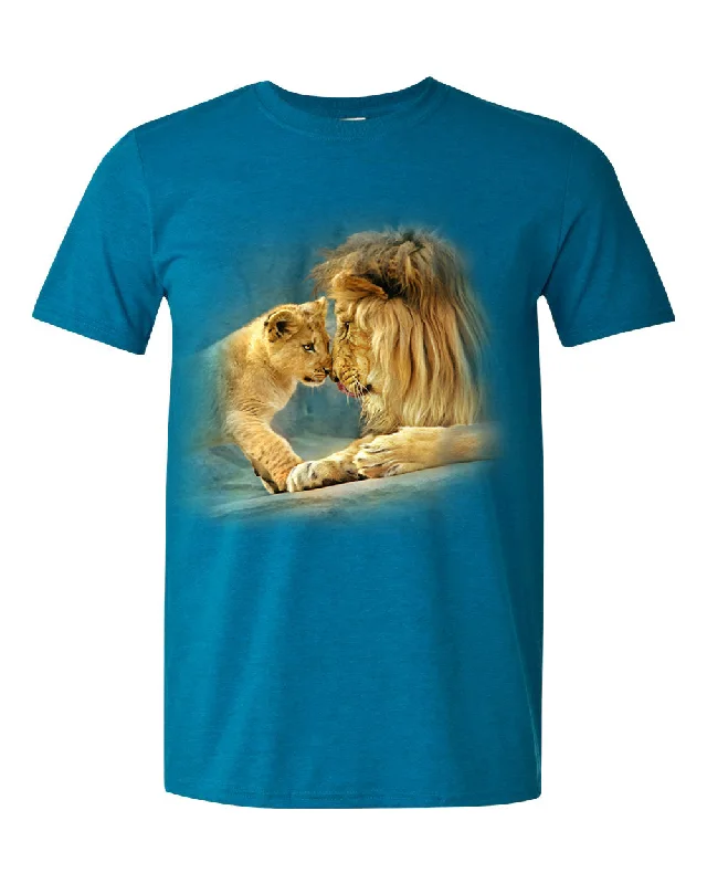 Adult Morning Greeting T-Shirt (Male Lion and Cub)