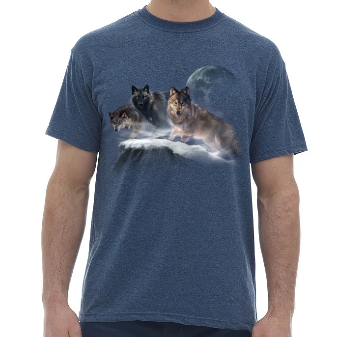 Adult Cliffhangers T-Shirt (3 wolves)