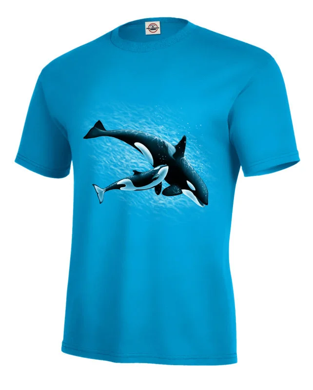 Adult Mom & Baby Orca T-Shirt