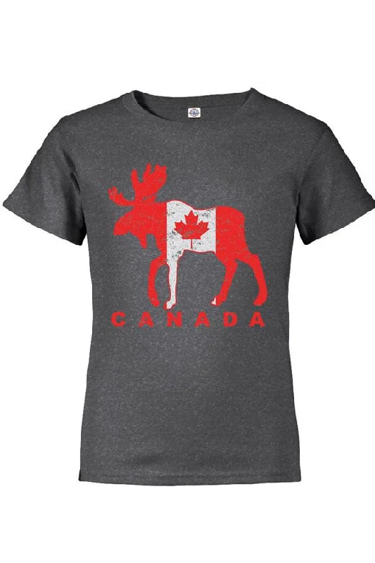 Adult Moose Flag T-Shirt (Canadian Moose Flag)