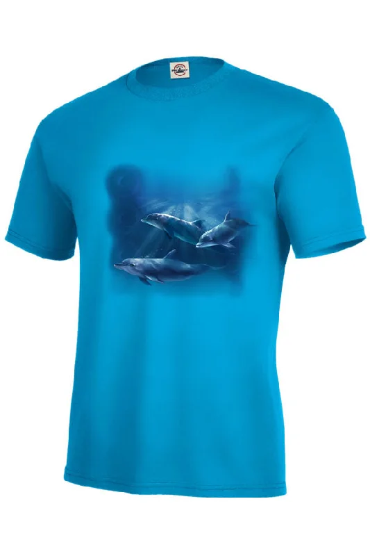 Adult Spotlit Dolphins T-Shirt