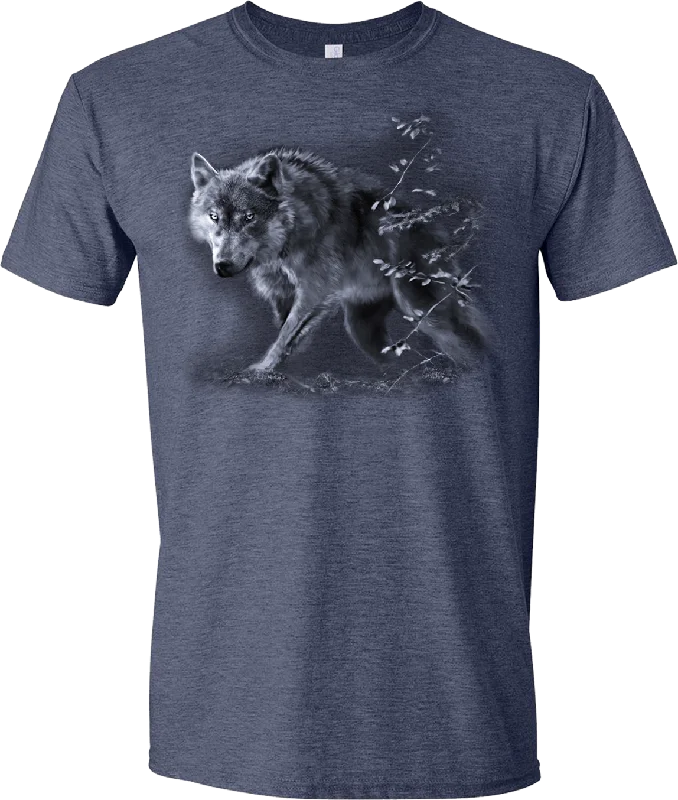 Adult Wolf On The Prowl T-Shirt