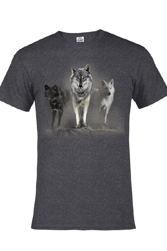 Adult Wolf Tribute T-Shirt (Three wolves)