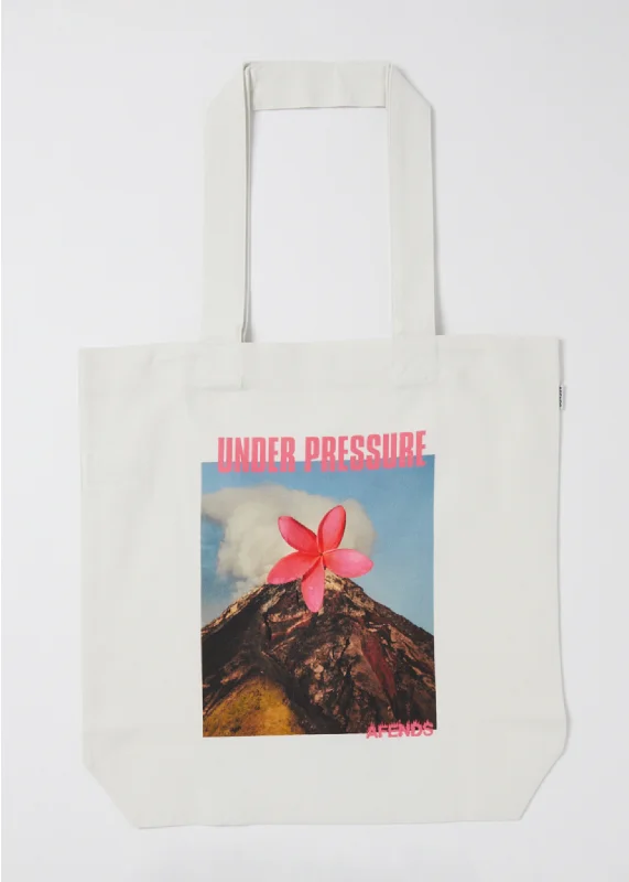 AFENDS Mens Collage - Unisex Tote Bag - White